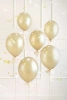 Balony Strong 30 cm, Metallic Cold Gold