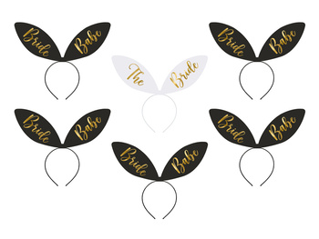 Opaski Bride Squad, 15 x 29 cm, mix