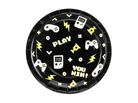Talerzyki Gamepady, 23 cm, mix
