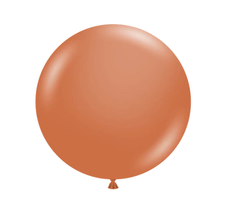 Balony Tuftex Burnt Orange 17", 1 szt