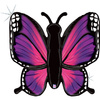 Balon Grabo 46'' 117cm Radiant Butterfly Pink Holo