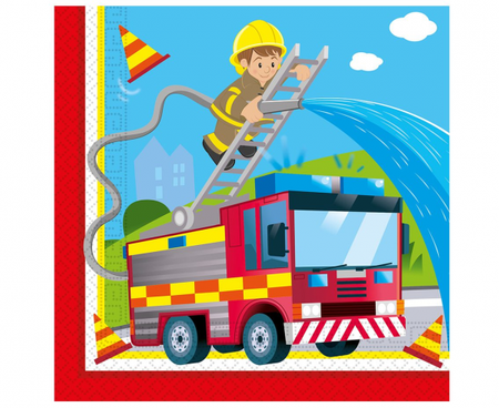 Serwetki papierowe Firefighters 33x33 cm, 20 szt.