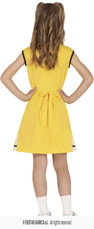 Strój dla dzieci żółta cheerleaderka US , rozm. 129-137 cm