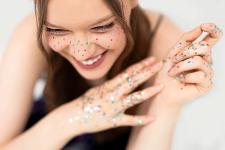 Brokat do twarzy - piegi na twarz, 3g, mix