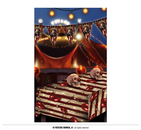 Flagi plastikowe "Upiorny Klaun", 3m