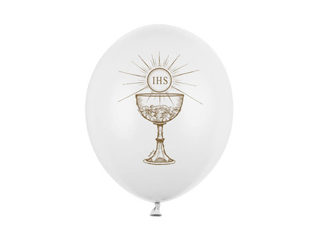Balony 30cm, IHS, Pastel Pure White