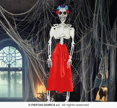 Dekoracja wisząca "Szkielet Day of the dead", 40cm