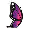 Balon Grabo 46'' 117cm Radiant Butterfly Pink Holo
