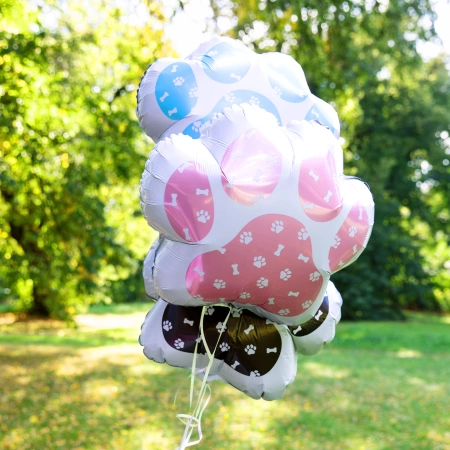 Balon foliowy Łapy, 3 szt.