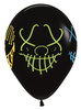 Balony Masks Neon Ink - 25 szt
