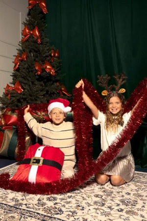 Worek na prezenty Świętego Mikołaja, mix, 50x70cm