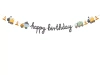 Baner Happy birthday Pojazdy budowlane, 2 m, mix