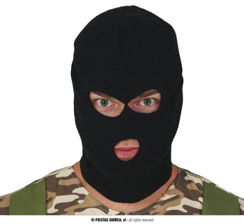 Kominiarka czapka złodzieja, czarna