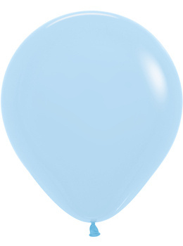 Balony Pastel Matte Blue 18", 25 szt