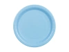Talerzyki papierowe, jasny niebieski, 23cm