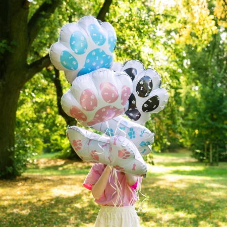 Balon foliowy Łapy, 3 szt.