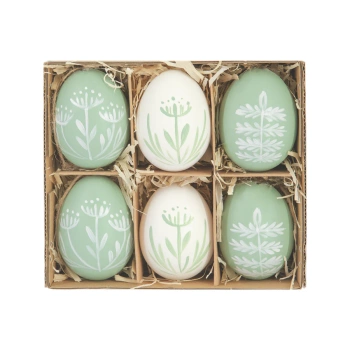 Dekoracje Wielkanocne Naturalne Wydmuszki gałązki mix 6 szt.