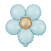 Balon foliowy Kwiat niebieski matowy 45cm 3szt.