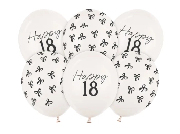 Balony 30 cm, 18, Pastel Off-white (6szt)