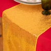 Bieżnik Cekinowy złoty 200x28cm