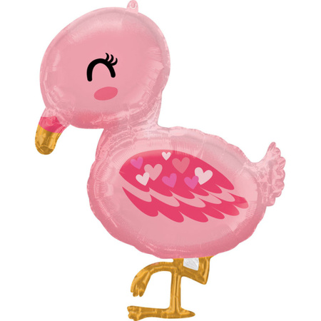 Balon foliowy Flamingo Baby 63 cm x 81 cm