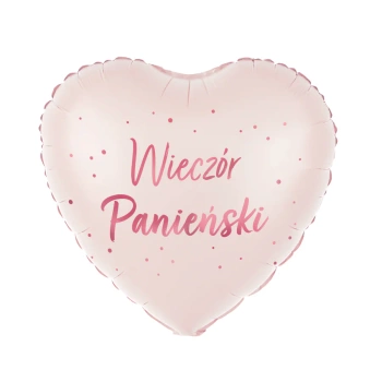 Balon foliowy Serce Wieczór Panieński 18"