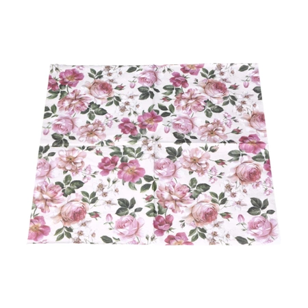 Serwetki papierowe, kremowe różane, 33x33, 20szt