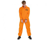 Kombinezon dla dorosłych Więzień, pomarańczowy, rozm. M