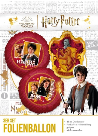 Balony foliowe Harry Potter Zestaw 3 szt. 18"