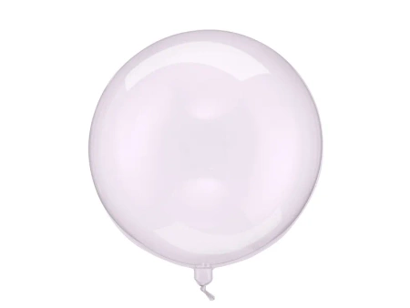 Balon Kula, 40cm, transparentny fiolet