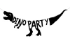 Baner Dinozaury - Dino Party, 20x90 cm