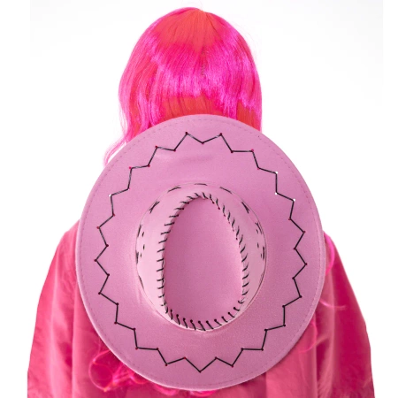 Kapelusz kowbojski różowy