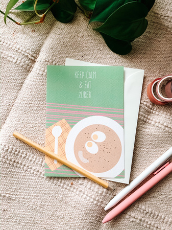 Kartka wielkanocna ŻUREK