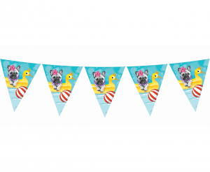 Banner flagi "Hawajskie Party", 360 cm, 11 flag