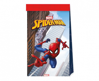 Torebki prezentowe Spiderman Crime Fighter, 4 szt.