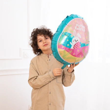 Balon foliowy Happy Easter 48x62,5cm