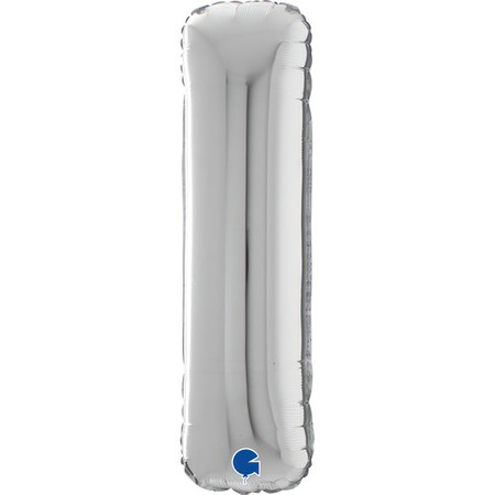 Balon Grabo 26'' Litera I srebrna , 66cm 