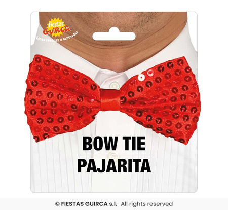 Czerwona Muszka cekinowa