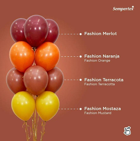 Balony Sempertex Merlot, 18", 25 szt