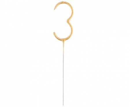 Złota cyfra 3 (zimny ogień)