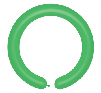 Balony D4 - Rurki włoskie zielone 12/ 100 szt.