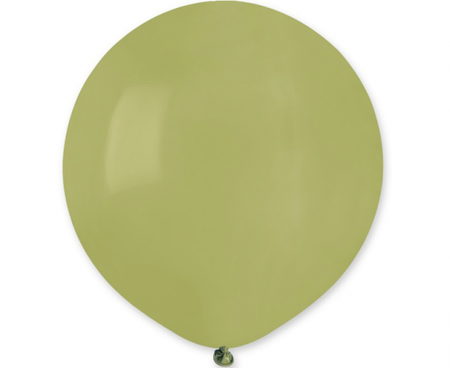 Balony pastel 19" - zielone oliwkowe 98/ 25 szt 