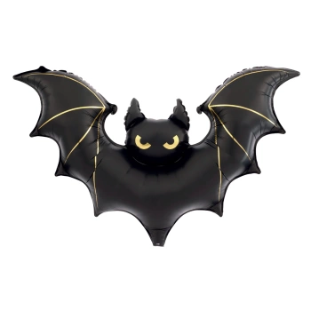 Balon foliowy Nietoperz Halloween czarny 85 x 150 cm
