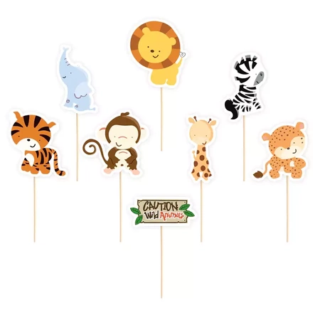 Pikery zwierzątka zoo 6szt
