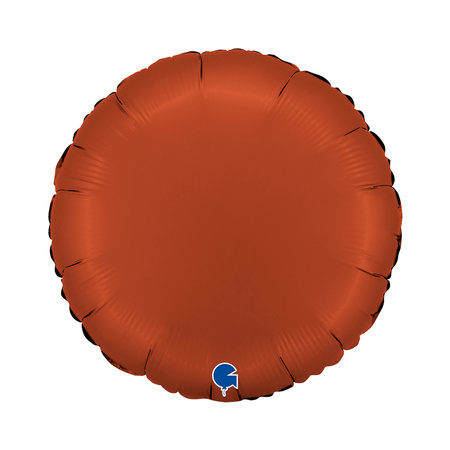 Balon Grabo 18'' Okrągły Satin Brick Red