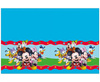 Obrus plastikowy "Mickey Rock The House" 120x180 cm