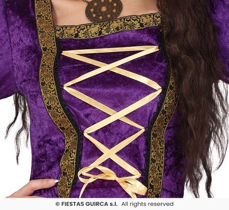 Strój Fioletowa Dama, damski, rozm. S