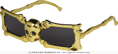 Okulary "Złoty szkielet"