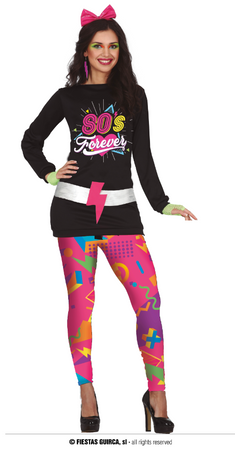 Strój Disco tancerka lata 80-te, rozm S