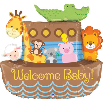 Balon Grabo 37'' Noah's Ark Welcome Baby